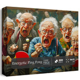 Energetic Ping Pong Jigsaw Puzzle 1000 Pieces